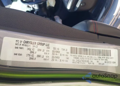 2014 Dodge Durango R/T from USA, damaged, VIN 1C4SDJCT5EC331655